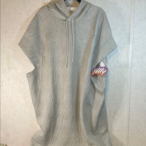 YITTY “Major Label Backless Hoodie”Dress size 2X Grey